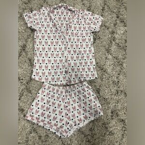 ROLLER RABBIT BUNNY HEART POLO SHORT SLEEVE SET
